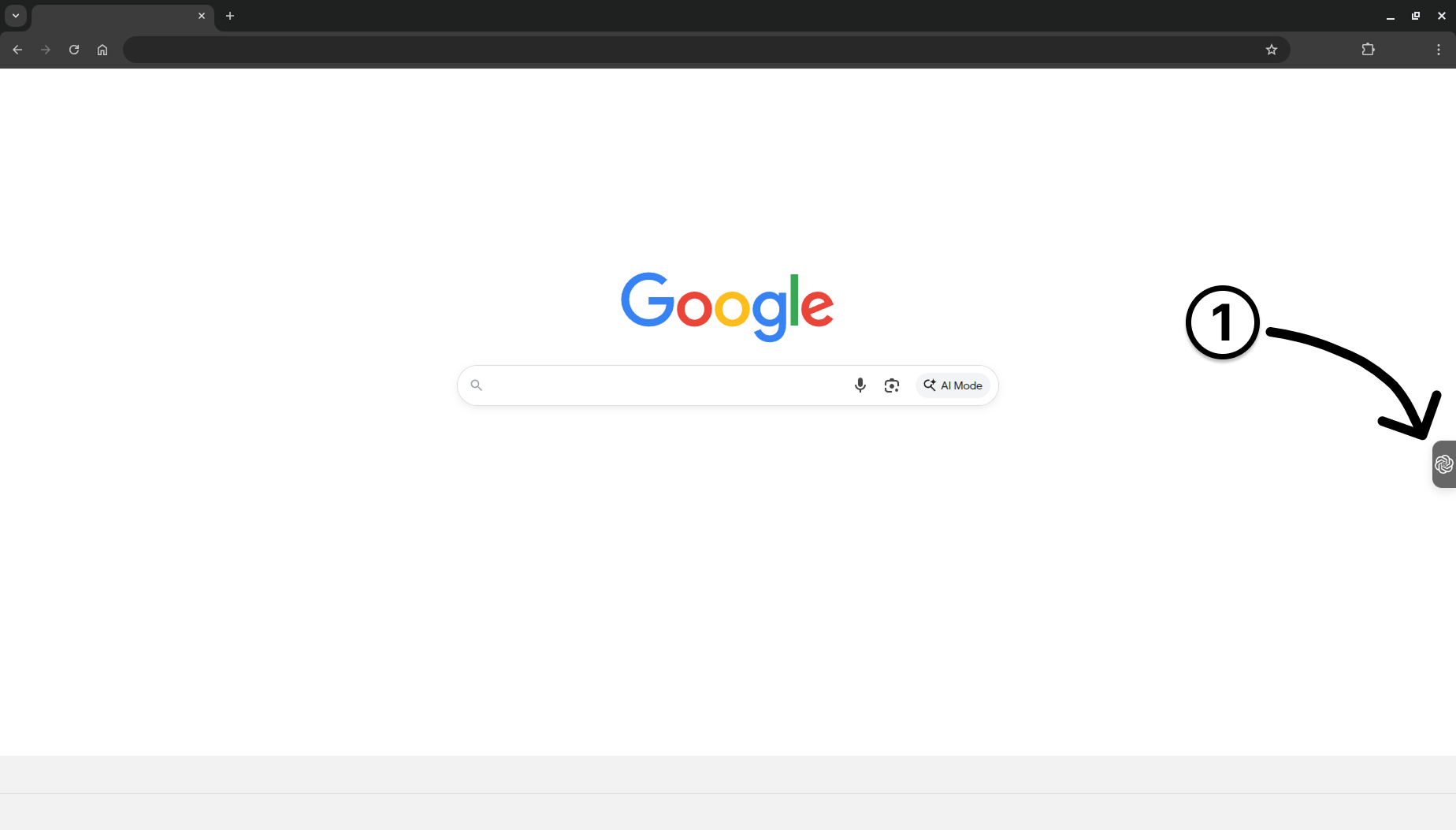 How to open the extension